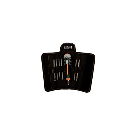 Zestaw: wkrętak ERGO™ z wymiennymi grotami  (BAHCO)