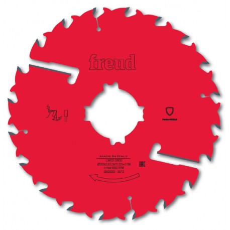 Piły do pilarek wielopiłowych ze zmniejszonym rzazem i zębami czyszczącymi LM02 (Freud)