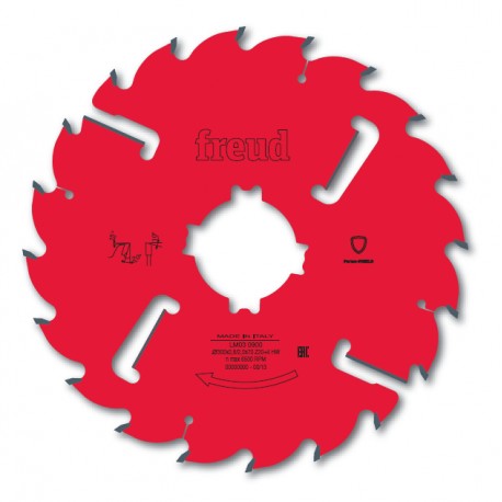 Piły do pilarek wielopiłowych ze zmniejszonym rzazem i zębami czyszczącymi LM03  (Freud)