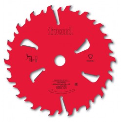 Piły do pilarek wielopiłowych z zębami czyszczącymi, do wilgotnego drewna miękkiego  LM10 (Freud)